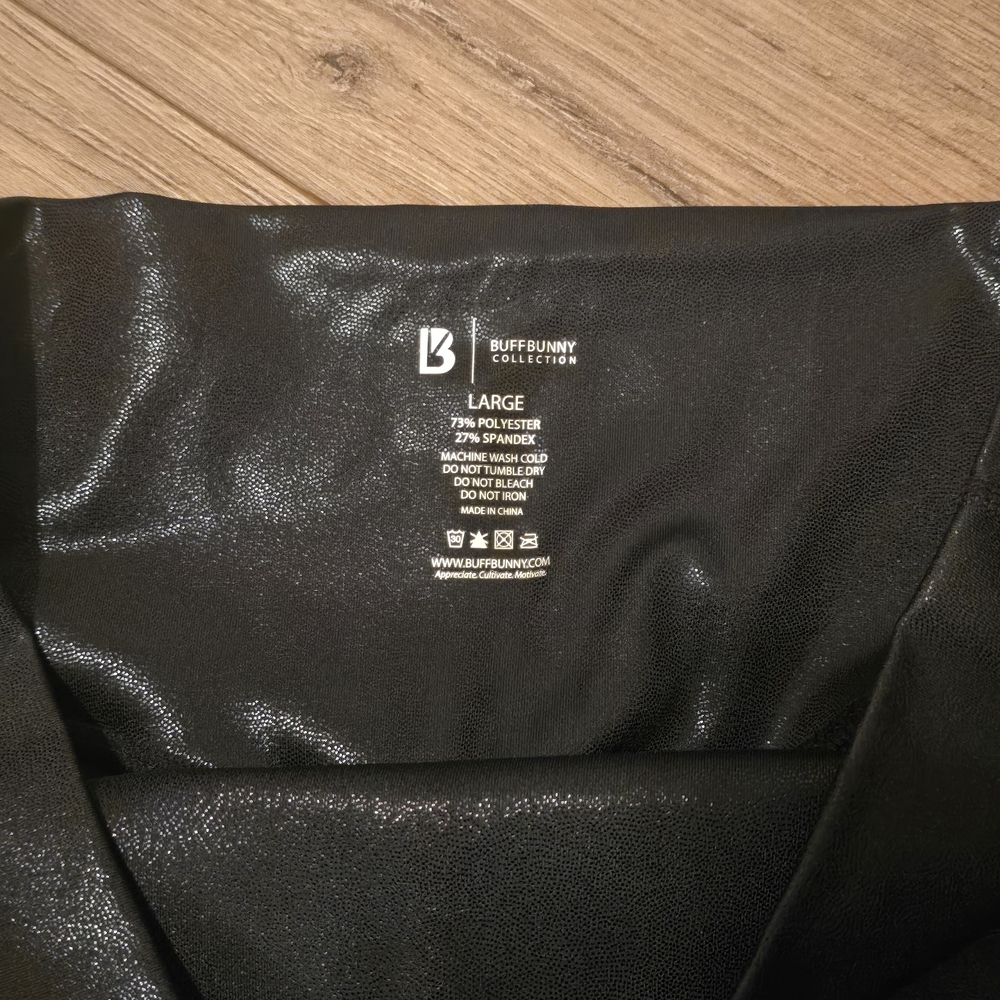 BuffBunny Shimmering Black Leggings